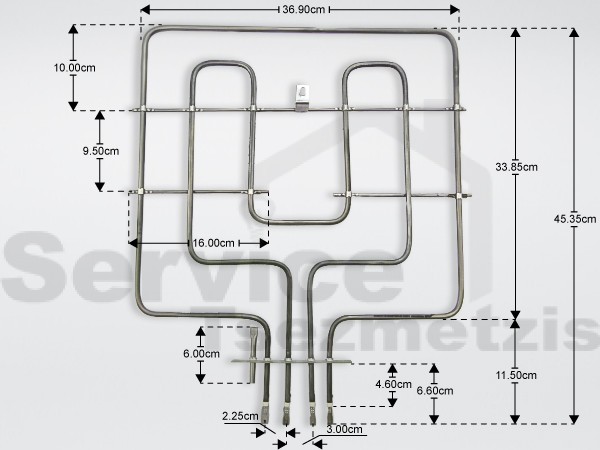 Gallery image 1 of ΑΝΤΙΣΤΑΣΗ ΚΟΥΖΙΝΑΣ ΑΝΩ ΜΕΡΟΣ SIEMENS 2800W/230V 00771772