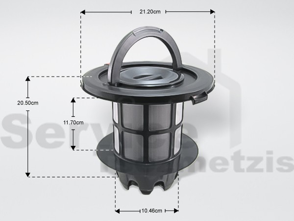 Gallery image 1 of ΦΙΛΤΡΟ ΣΚΟΥΠΑΣ ΚΑΔΟΥ SIEMENS 00708278