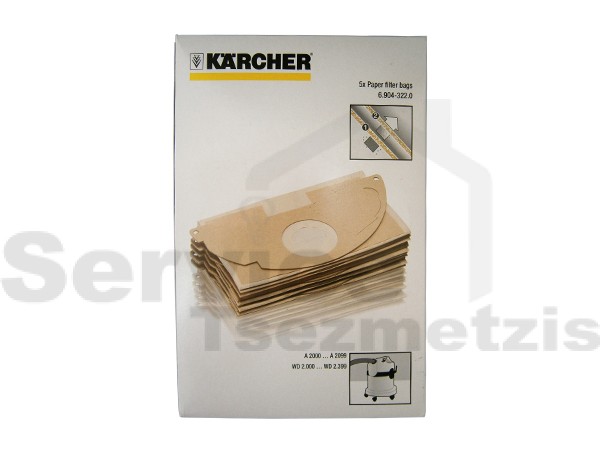 Gallery image 1 of ΣΑΚΟΥΛΑ ΣΚΟΥΠΑΣ KARCHER A2054ME 6.904-322.0 SET 5 ΤΕΜ
