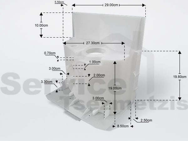 Gallery image 1 of ΔΟΧΕΙΟ ΠΑΓΟΜΗΧΑΝΗΣ SAMSUNG DC61-02434A