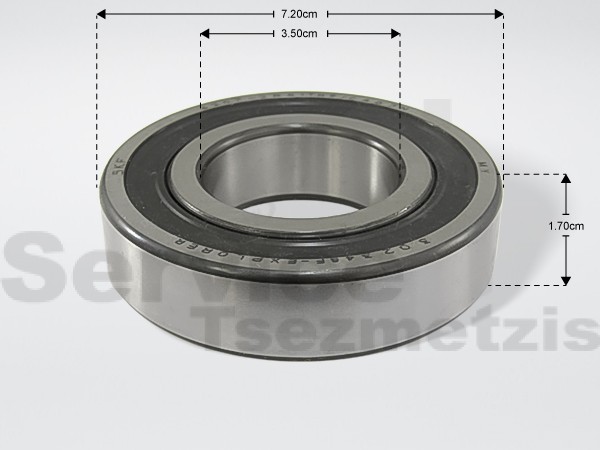 Gallery image 1 of ΡΟΥΛΕΜΑΝ ΠΛΥΝΤΗΡΙΟΥ ΡΟΥΧΩΝ SKF 6207 2RS