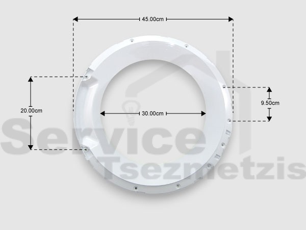 Gallery image 1 of ΓΝΗΣΙΟ ΠΛΑΙΣΙΟ ΕΞΩΤΕΡΙΚΟ ΠΛΥΝΤΗΡΙΟΥ BOSCH PITSOS SIEMENS 00705445 20001398