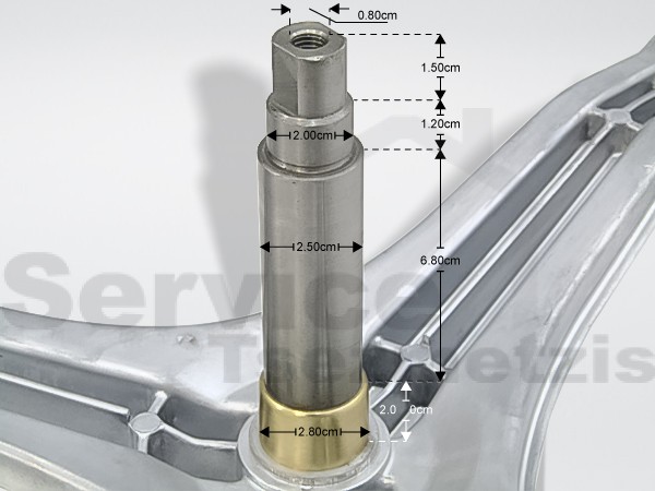 Gallery image 2 of ΑΞΟΝΑΣ ΠΛΥΝΤΗΡΙΟΥ ΡΟΥΧΩΝ BOSCH 00215117