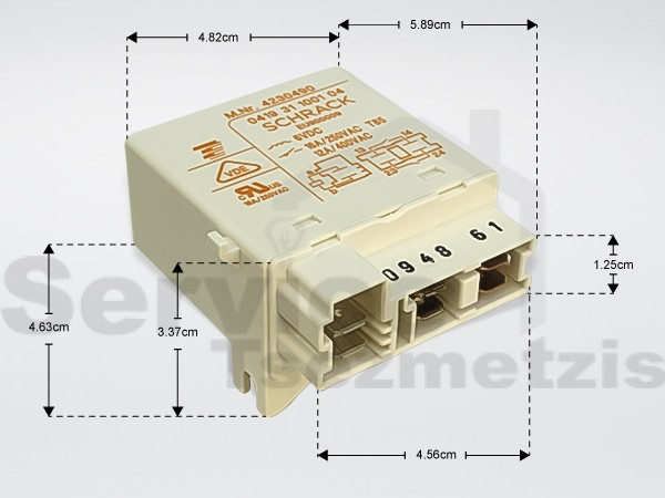 Gallery image 1 of ΡΕΛΕ ΠΛ.ΠΙΑΤΩΝ 6VDC MIELE 4230490