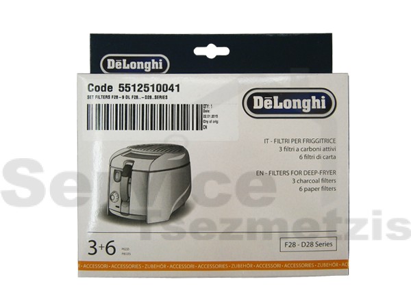 Gallery image 1 of ΦΙΛΤΡΟ ΦΡΥΤΕΖΑΣ DELONGHI 3+6 5512510041