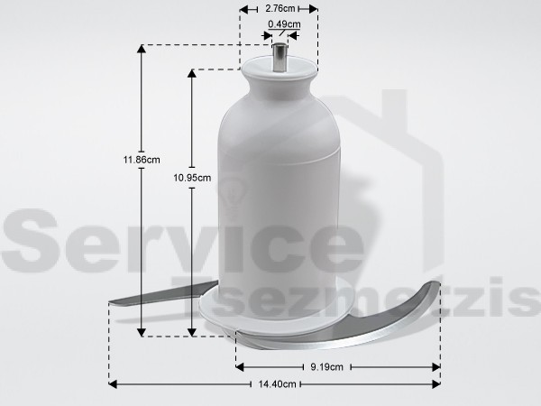 Gallery image 1 of ΜΑΧΑΙΡΙ ΚΑΔΟΥ ΚΟΥΖΙΝΟΜΗΧΑΝΗΣ KENWOOD KW714289
