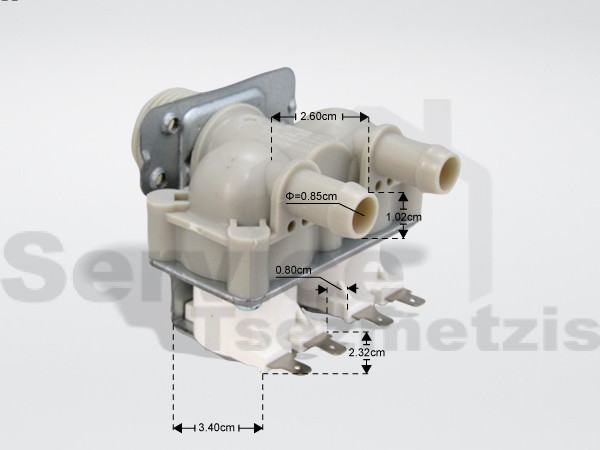 Gallery image 2 of ΒΑΛΒΙΔΑ ΠΛΥΝΤΗΡΙΟΥ ΡΟΥΧΩΝ  ΙΙ ΕΥΘΕΙΑ LG DC12 5220FR2067J
