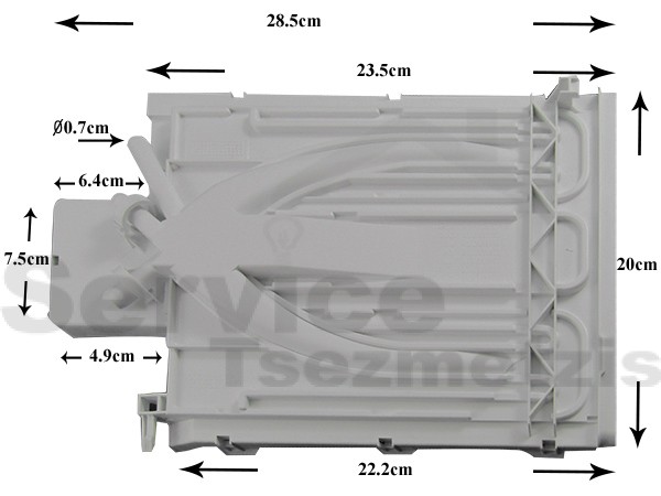 Gallery image 1 of ΑΝΩ ΚΑΠΑΚΙ ΣΑΠΟΥΝΟΘΗΚΗΣ ΠΛΥΝΤΗΡΙΟΥ BOSCH SIEMENS 00665582