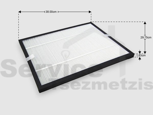 Gallery image 2 of ΦΙΛΤΡΟ HEPA ΙΟΝΙΣΤΗ DELONGHI 5513710001
