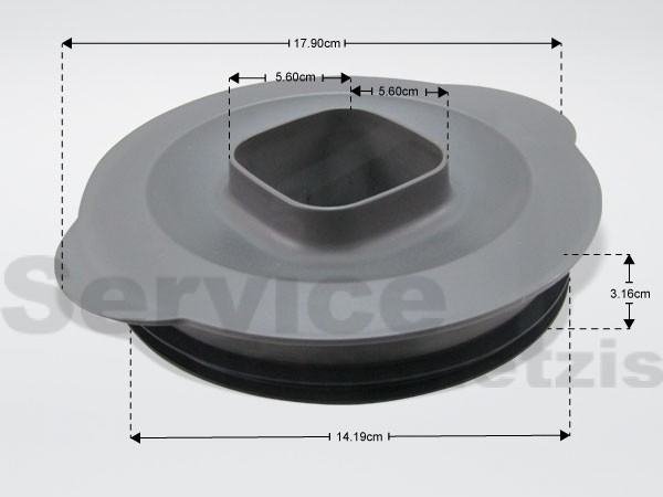 Gallery image 1 of ΚΑΠΑΚΙ ΚΑΝΑΤΑΣ ΜΠΛΕΝΤΕΡ MOULINEX TEFAL MS-651087