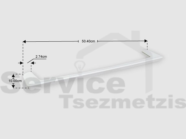 Gallery image 1 of ΓΝΗΣΙΑ ΠΡΟΣΟΨΗ ΕΜΠΡΟΣ ΡΑΦΙΟΥ WHIRLPOOL INDESIT C00114611