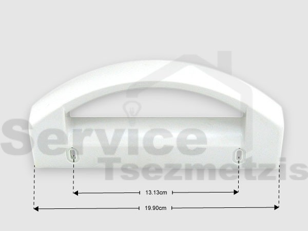 Gallery image 1 of ΧΕΙΡΟΛΑΒΗ ΨΥΓΕΙΟΥ ΛΕΥΚΗ AEG ZANUSSI ELECTROLUX 2062808015