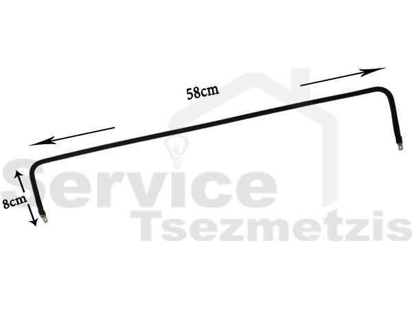 Gallery image 1 of ΑΝΤΙΣΤΑΣΗ ΨΥΓΕΙΟY ΣΩΛΗΝΩΤΗ 58X8CM 400W 110V