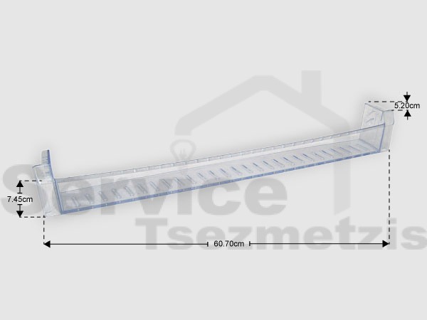 Gallery image 1 of ΓΝΗΣΙΟ ΡΑΦΙ ΦΙΑΛΩΝ ΠΟΡΤΑΣ ΣΥΝΤΗΡΗΣΗΣ FAURE ELECTROLUX  ZANUSSI 50297918000