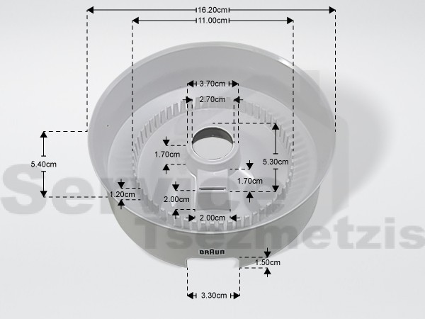 Gallery image 1 of ΒΑΣΗ ΛΕΜΟΝΟΣΤΙΦΤΗ BRAUN 7322610154