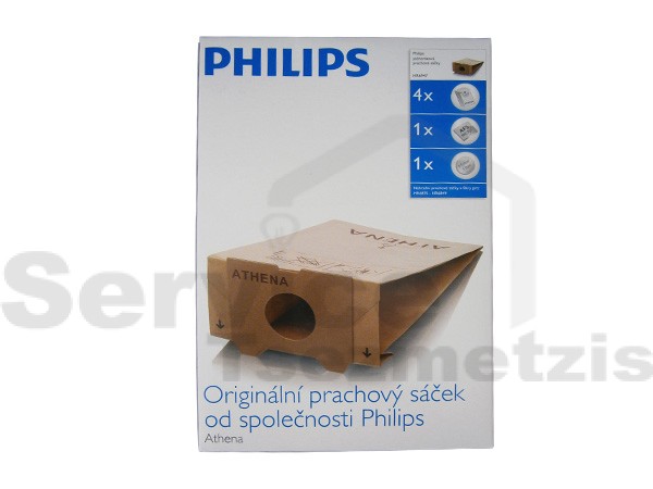 Gallery image 1 of ΣΑΚΟΥΛΑ ΣΚΟΥΠΑΣ PHILIPS ATHENA SET 4 ΤΕΜ + 2 ΦΙΛΤΡΑ