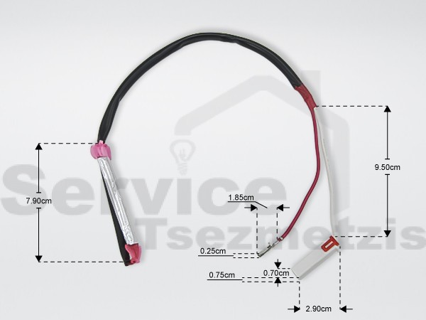 Gallery image 1 of ΑΙΣΘΗΤΗΡΙΟ ΘΕΡΜΟΚΡΑΣΙΑΣ SAMSUNG DA47-10162C