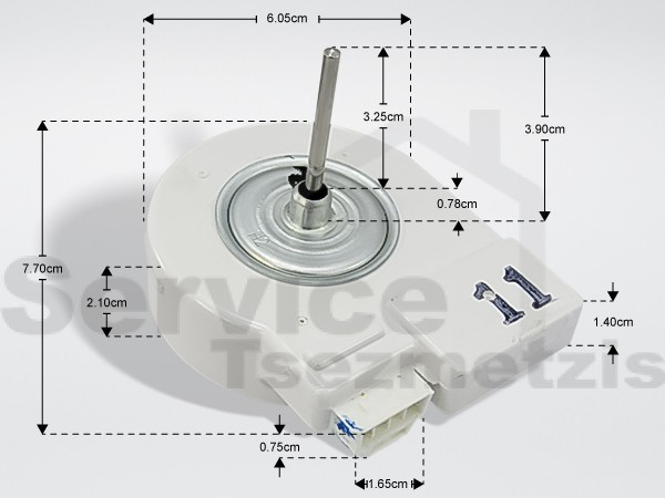 Gallery image 1 of ΑΝΕΜΙΣΤΗΡΑΣ ΚΟΝΤΕΣΕΡ ΨΥΓΕΙΟΥ ΝΤΟΥΛΑΠΑ SAMSUNG 12VOLT DA31-00146B