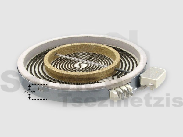 Gallery image 2 of ΕΣΤΙΑ ΚΟΥΖΙΝΑΣ ΚΕΡΑΜΙΚΗ 230ΜΜ-130ΜΜ 2100/700W WHIRLPOOL 481231018895