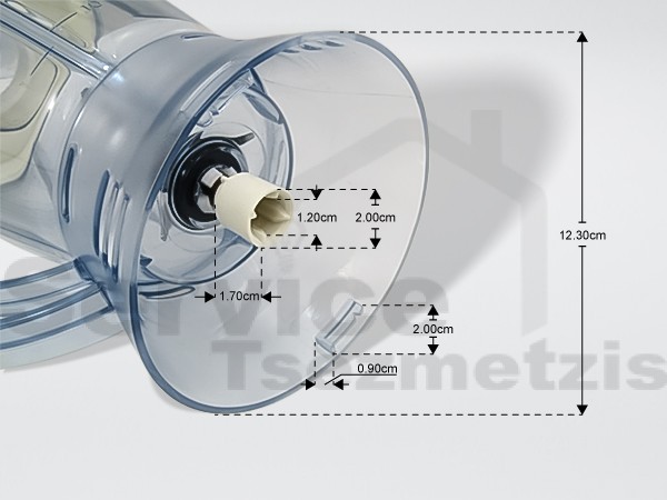 Gallery image 2 of ΚΑΝΑΤΑ ΜΠΛΕΝΤΕΡ MOULINEX OPTIBLEND ACV801