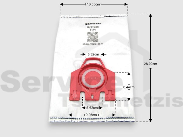Gallery image 2 of ΣΑΚΟΥΛΑ ΣΚΟΥΠΑΣ MIELE FJM ORIGINAL SET 4 ΤΕΜ + 2 ΦΙΛΤΡΑ
