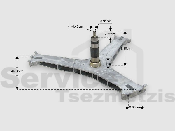 Gallery image 1 of ΓΝΗΣΙΟΣ ΑΞΟΝΑΣ ΠΛΥΝΤΗΡΙΟΥ ΡΟΥΧΩΝ SAMSUNG DC97-20418D