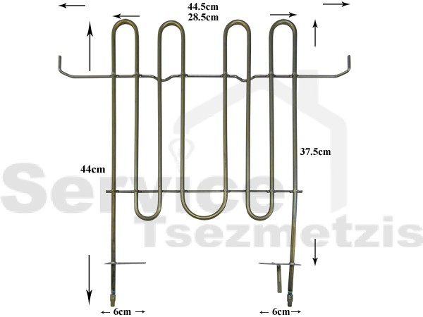 Gallery image 1 of ΑΝΤΙΣΤΑΣΗ ΚΟΥΖΙΝΑΣ ARISTON INDESIT ΑΝΩ 2700W C00140135