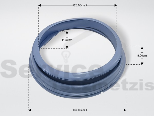 Gallery image 1 of ΛΑΣΤΙΧΟ ΠΟΡΤΑΣ ΠΛΥΝΤΗΡΙΟΥ ΡΟΥΧΩΝ HAIER-CANDY 49052536