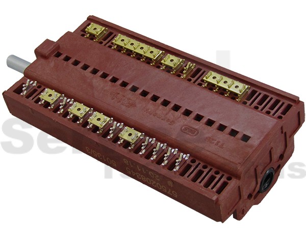 Gallery image 2 of ΔΙΑΚΟΠΤΗΣ ΕΠΙΛΟΓΗΣ ΦΟΥΡΝΟΥ BOSCH SIEMENS 13 ΘΕΣΕΩΝ 9+14 ΕΠΑΦΕΣ 00494147