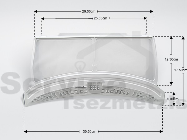 Gallery image 1 of ΦΙΛΤΡΟ ΧΝΟΥΔΙΩΝ ΠΟΡΤΑΣ ΣΤΕΓΝΩΤΗΡΙΟΥ BEKO 2973380100