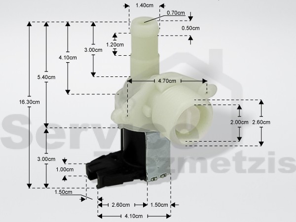 Gallery image 1 of ΒΑΛΒΙΔΑ ΠΛΥΝΤΗΡΙΟY ΡΟΥΧΩΝ  WHIRLPOOL ΜΟΝΗ ΓΩΝΙΑ 481227128375