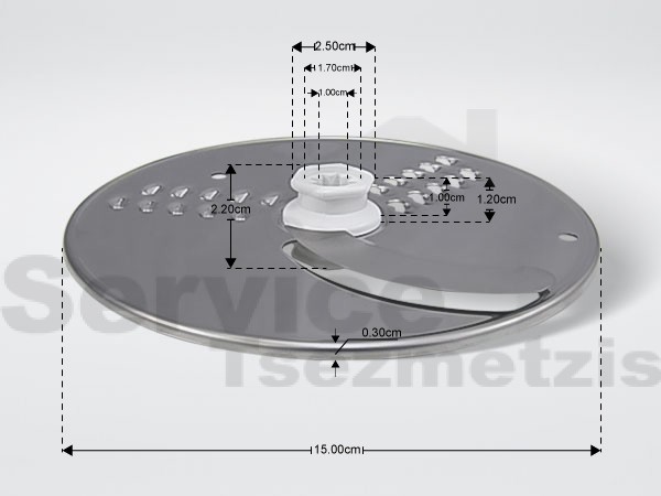 Gallery image 1 of ΜΑΧΑΙΡΙ ΔΙΣΚΟΣ ΚΟΠΗΣ ΚΟΥΖΙΝΟΜΗΧΑΝΗΣ KENWOOD KW714292