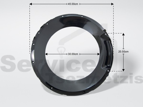 Gallery image 1 of ΠΛΑΙΣΙΟ ΠΟΡΤΑΣ ΠΛΥΝΤΗΡΙΟΥ ΡΟΥΧΩΝ SIEMENS BOSCH 00798821
