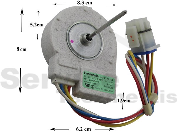 Gallery image 1 of ΑΝΕΜΙΣΤΗΡΑΣ ΚΑΤΑΨΥΞΗΣ ΨΥΓΕΙΟΥ 9.75V DC - 3.25WGENERAL ELECTRIC INDESIT C00276112