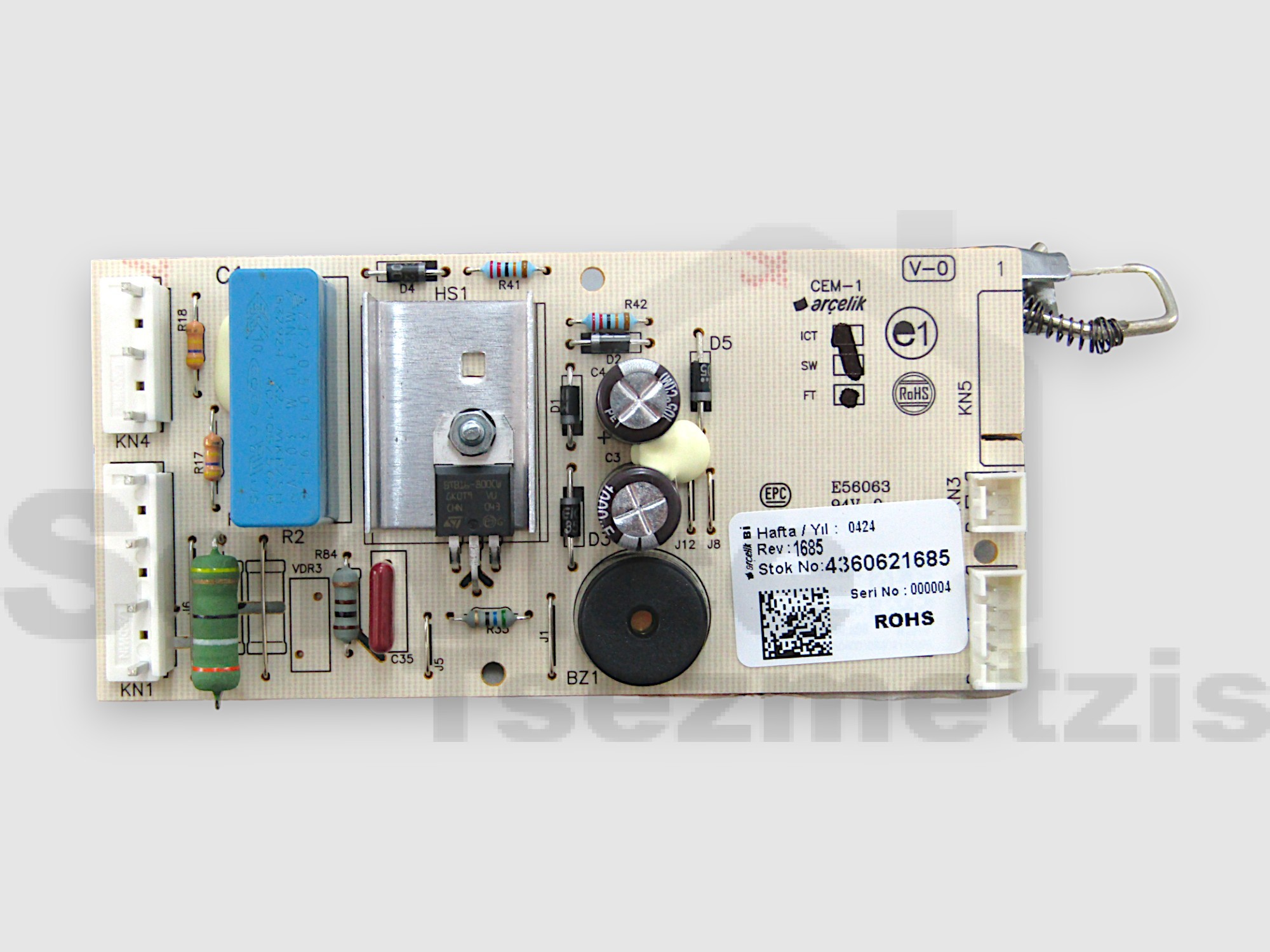 Gallery image 2 of ΓΝΗΣΙΑ ΠΛΑΚΕΤΑ ΕΛΕΓΧΟΥ ΨΥΓΕΙΟΥ BEKO 4360621685