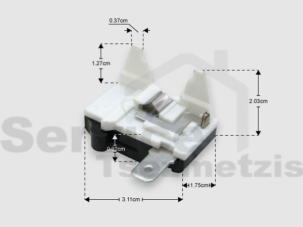 Gallery image 1 of ΘΕΡΜΙΚΟ ΑΣΦΑΛΕΙΑΣ ΣΥΜΠΙΕΣΤΗ ΨΥΓΕΙΟΥ PTC 1/3 HP ΓΕΝΙΚΗΣ ΧΡΗΣΗΣ