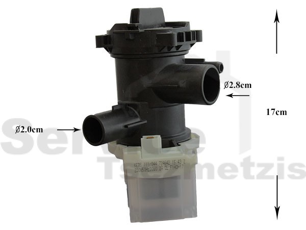 Gallery image 1 of ΑΝΤΛΙΑ ΠΛΥΝΤΗΡΙΟΥ ΡΟΥΧΩΝ BOSCH SIEMENS PITSOS  ΚΛΕΙΣΤΟ ΣΩΛΗΝΑΚΙ 00145428