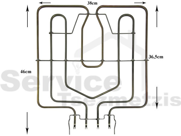 Gallery image 1 of ΑΝΤΙΣΤΑΣΗ ΚΟΥΖΙΝΑΣ ΚΑΤΩ SIEMENS 1100W 230V 00471372
