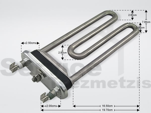 Gallery image 1 of ΑΝΤΙΣΤΑΣΗ ΠΛΥΝΤΗΡΙΟΥ ΡΟΥΧΩΝ Γ.Χ 1700W 230V ΜΕ ΘΕΡΜΑΣΦΑΛΕΙΑ
