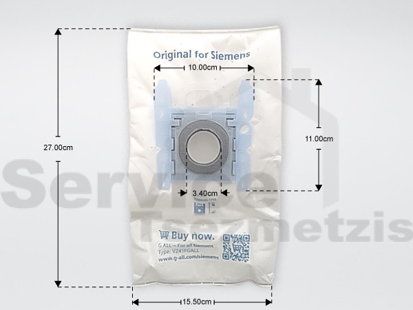 Gallery image 2 of ΓΝΗΣΙΕΣ ΣΑΚΟΥΛΕΣ ΣΚΟΥΠΑΣ SIEMENS TYPE G ALL MAXI PACK R' 16TEM. 17002855