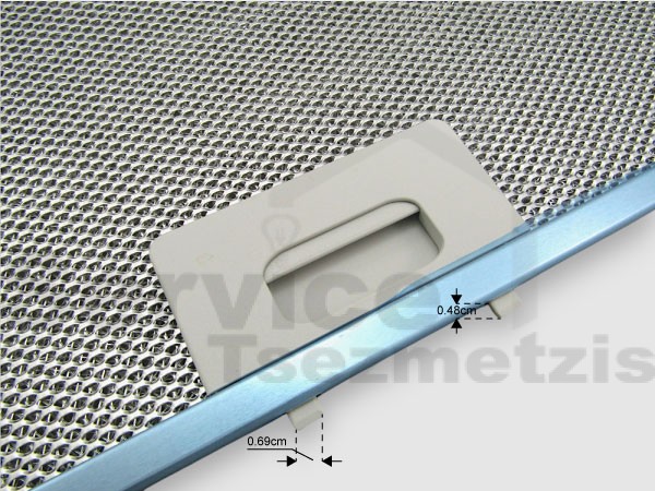 Gallery image 2 of ΓΝΗΣΙΟ ΜΕΤΑΛΛΙΚΟ ΦΙΛΤΡΟ ΑΠΟΡΡΟΦΗΤΗΡΑ WHIRLPOOL 482000096699