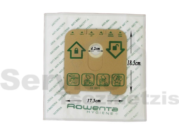 Gallery image 1 of ΣΑΚΟΥΛΑ ΣΚΟΥΠΑΣ ROWENTA HIGIENE ZR0012 SET 5 ΤΕΜ