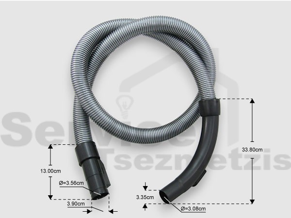 Gallery image 1 of ΓΝΗΣΙΟΣ ΣΩΛΗΝΑΣ ΣΠΙΡΑΛ ΜΕ ΑΚΡΑ ΣΚΟΥΠΑΣ BOSCH SIEMENS 17001737