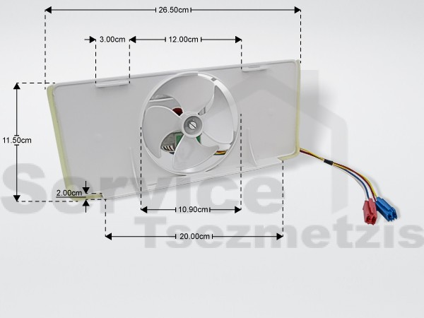 Gallery image 1 of ΑΝΕΜΙΣΤΗΡΑΣ ΨΥΓΕΙΟΥ BΟSCH SIEMENS 647519 12V 4W