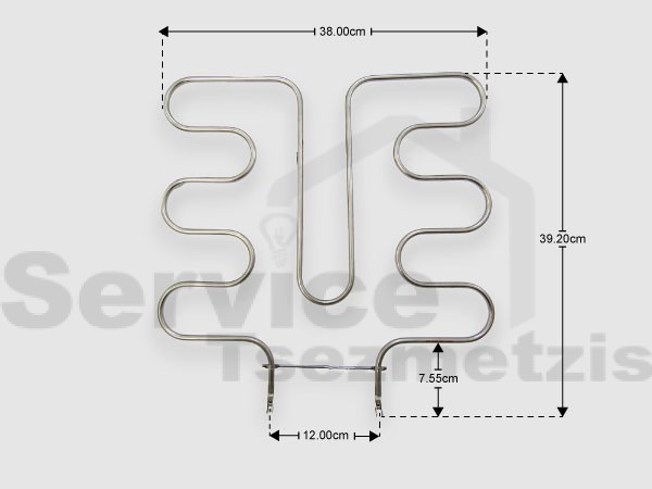 Gallery image 1 of ΑΝΤΙΣΤΑΣΗ ΚΟΥΖΙΝΑΣ ΚΑΤΩ SIEMENS 1200W/230V 684105