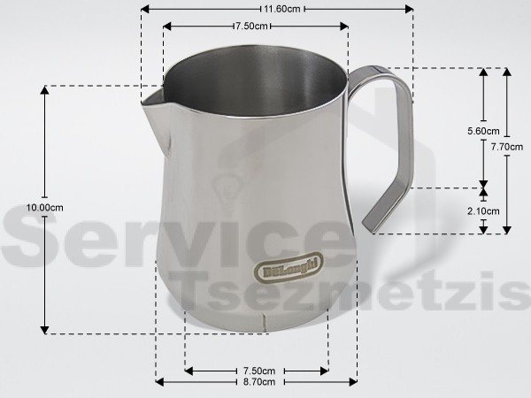 Gallery image 1 of ΓΑΛΑΤΙΕΡΑ ΚΑΦΕΤΙΕΡΑΣ DELONGHI 500ml AS00000268