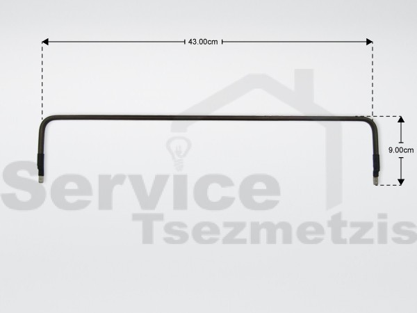 Gallery image 1 of ΑΝΤΙΣΤΑΣΗ ΨΥΓΕΙΟY ΣΩΛΗΝΩΤΗ 44CM 100V