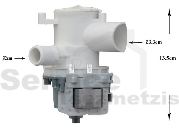 Gallery image 1 of ΑΝΤΛΙΑ ΠΛΥΝΤΗΡΙΟΥ ΡΟΥΧΩΝ PITSOS 4600 BALAY BOSCH HANYU 00264432