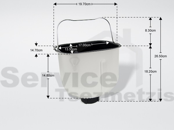 Gallery image 1 of ΚΑΔΟΣ ΑΡΤΟΠΑΡΑΣΚΕΥΑΣΤΗ MOULINEX TEFAL SS-986626