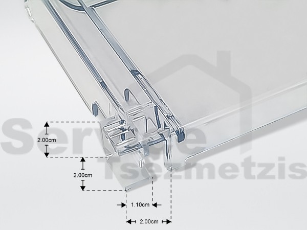 Gallery image 2 of ΓΝΗΣΙΟ ΠΟΡΤΑΚΙ ΣΥΡΤΑΡΙΟΥ ΚΑΤΑΨΥΚΤΗ WHIRLPOOL ARISTON HOT POINT C00647781